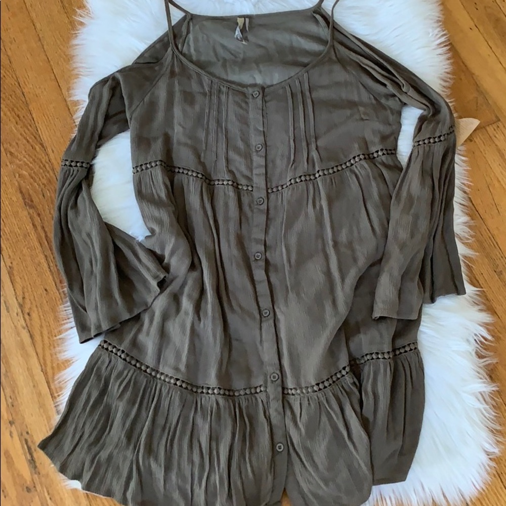 Paper Crane boho blouse/ tunic